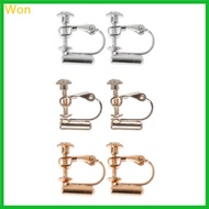 Won Fashion Clip-on Earring Converters Screw Back Ear  Pierced Earring Converter