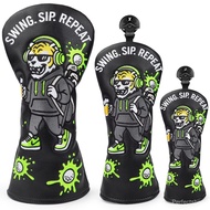 New Design High Quality Golf Club Head Covers Golf Fariway Wood Covers Hybrid Head Covers 3 Wood Hea