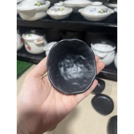 Disc Dot 140049, Spice Plates, Tomato Sauce, Salt Pepper, Soy Sauce, Fish Sauce - High Quality Black Melamine Plastic Spice Cup