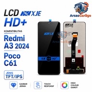 LCD TS XJE Redmi A3 2024, poco C61 // Model 23129RN51X, 2312BPC51H, 2312BPC51X, 23129RN51H