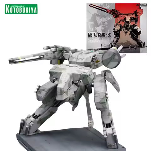 Kotobukiya Metal Gear REX 1/100 Scale Full Action Plastic Model Kit Patriot Gun Tyrannosaurus Metal 