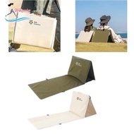 [Whweight] Beach Floor Chair Foldable Chair Compact Chair Practical Cushion Seat Beach Lounger for Sporting Events Travel Picnic