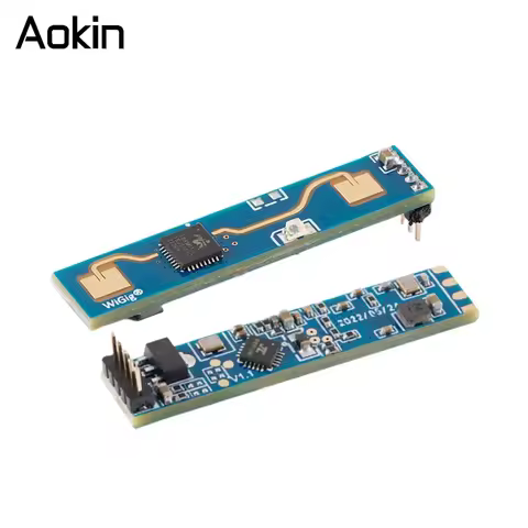 2pcs HLK-LD2410B High Sensitivity 24G Human Presence Status Radar Heartbeat Detection Sensor Module 