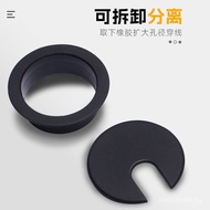 Desktop Plastic Wire Hole Cover Wire Storage Round Wire Box Hole35-80MM Cable Management Box Cable H