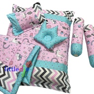 [READY STOCK] 100% Cotton Set tilam kekabu bayi 6in1 - 100% kekabu asli bersarung mudah cuci