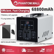 Portable Power Station 150W AC 220V Output Emergency Backup Powerbank Large capacity Solar Generator