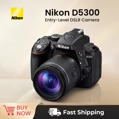Nikon D5300 DSLR camera with 18-55mm lens digital SLR camera photography camera professional dslr ca