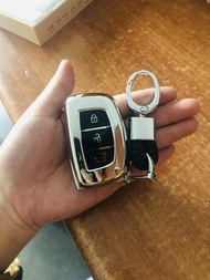 Bao chìa khóa mạ Crom xe Hyundai I10 TUCSON  ELANTRA  + móc khóa logo hãng