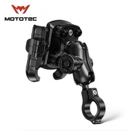 MOTOTEC MT-QD03 Plus MT-QD04 Plus ที่จับโทรศัพท์มือถือสำหรับมอเตอร์ไซค์ แบบทรงสูงปรับได้อิสระ 360⁰ พ