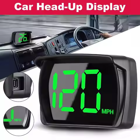 Y Car Speed Display High-definition Universal Car Head Safety Driver Display Speedometer Up Auto ﻿ S