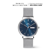 Đồng hồ Nam Daniel Wellington dây lưới thép - DW00100833 Classic Day Display  Mặt Xanh 40mm
