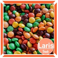 500 GR Coklat CHACHA Kiloan/ Caca Permen Coklat Warna Warni / LarisSnack