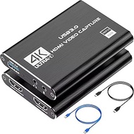 Video Capture Card, 4K HDMI Video Capture, USB 3.0 Game Capture Card, Video Capture Device Full HD 1