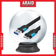 VENTION USB3.0 A MALE TO MICRO B MALE CABLE 1.5M BLACK VAS-A12-B150