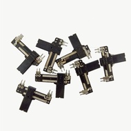 Potensio Geser 3.5cm 5 pin B100k LED Kaki 3-2 Slide 3.5 cm Equalizer 1