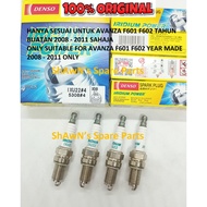 Denso Iridium Power IXU22 Toyota Avanza F601 F602 08-11 / F651 F652 11-15 / Rush F700 06-17 Spark Pl