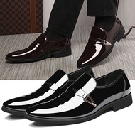 Men Fashion Leather Shoes รองเท้าหนังแท้ธุรกิจชาย รองเท้าหนังแฟชั่นสบายชาย