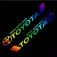 Tem phản quang Tem Toyota dán xe con tem dán xe con siêu đẹp
