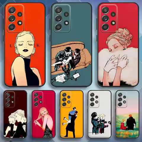 V-Veil Kotteri novel Phone Case For Samsung S 25,24,23,22,30,21,10,9,Ultra,Plus,Lite,FE,4,5 G Soft B