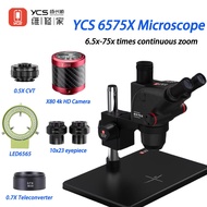 YCS Repairer YCS-6575X Trinocular Microscope 6.5x-75x times continuous zoom mobile phone repair equi