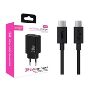 ส่งฟรี ไม่ใช้โค้ด] หัวชาร์จ ENYX PD 30W GaN A4X ที่ชาร์จ USB C Fast Charger อะแดปเตอร์ชาร์จเร็วและสา