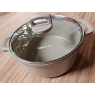 Carote Caramel Casserole with Glass Lid 24cm