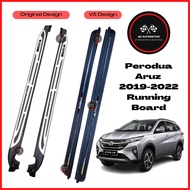 Perodua Aruz 2019 2020 2021 V5 Side Step Running Board Nerf Bars Sill Plates (High Quality)