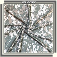 VELOCITY loreng digital tentera darat kain Cotton Synthetic fabric mesh mafla Army cloth tactical PG