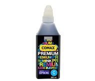 COMAX  (ชมพูฟ้าดำเหลืองชมพูอ่อนฟ้าอ่อน) หมึกเทียบเท่า EPSON 500ml.