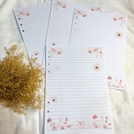[LL Flower 5.0] Loose Leaf Binder Contents A5 A6 20 holes | 20 Holes | 6 Holes | 6 Holes | 100 gsm |