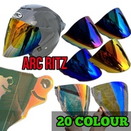 VISOR ARC RITZ ANTI UV SIANG MALAM YF DRAGON YF1 AR4 AR1 TWO TONE MODERN PASTEL V2 2 TONE TITAN PURP