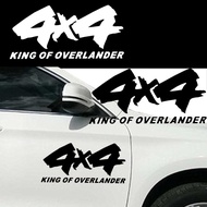 4 X 4 KING OF OVERLANDER Car Decoration Decal Sticker