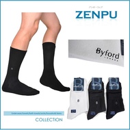 [ZENPU] Counter Style-Byford-Gentleman Socks & Casual Socks-Light Comfortable-No Mark Black/Iron Gra