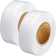 Outus 2 Rolls Adhesive Tape for Curling, Hot Adhesive Tape for Seamless Fabric Curling, Each Roll Is