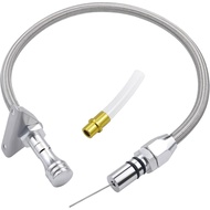 Flexible Transmission Dipstick Tube Compatible with Chevy, GM 700R4, 4L80E & 4L60E - Stainless Steel