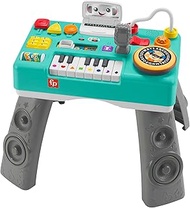 Fisher-Price HRB64 Learning Fun DJ Game Table Musical Learning Toy with 3 Piano Playing Modes Lights