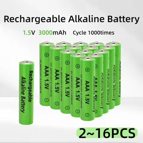 Original 2-16PCS 1.5V AAA Rechargeable Battery 3000mAh Ni-MH Alkaline Battery for Clocks Mice Comput