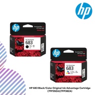 HP 683 Black / Color Original Ink Advantage Cartridge FOR PRINTER HP 2989/2988/ 6170 / 6570