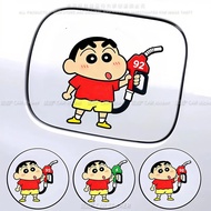 Car accessories Crayon Shin-chan cute cartoon car decoration fuel tank cap sticker, please add929598