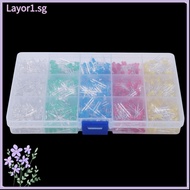 LAYOR 1000PCS LED Diode Lights, Low Voltage 3mm LED Light Emitting Diode, Colorful Red/Yellow/Blue/G