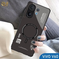Glossy Glass Softcase for Vivo V60 2025 - Casing Vivo Vivo V60 2025hp - Protective Case hp - K14