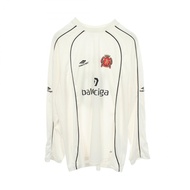 【二手】BALENCIAGA長袖T卹，巴黎足球網眼技術球衣，白色，其他，巴黎足球技術球衣，男款，二手