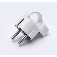 HQ Dosel DP2104, DP2105 power plug. Round - Flat 2-Pin Plug, Female Connector, Heavy Duty Plug, Univ