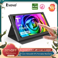 Eyoyo 7 inch IPS Portable Monitor 1024x600  5-Points Capacitive Touchscreen Mini Display HDMI Monito