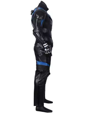 Movie Knights Nightwing Cosplay Costume Jacket Pants Gloves Mask Outfits Halloween Carnival Party Su