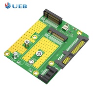 คีย์คู่ M.2 B ไปยังการ์ดอะแดปเตอร์ SATA3คู่ M2ภายนอก SATA เอสเอสดีการ์ดขยายรองรับ M.2 2230/2242/2260