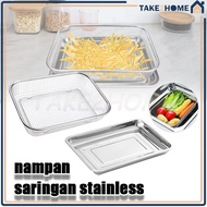 Stainless Steel Tray Strainer/Stainless Steel Tall Strainer Basket/Cooking Oil Tray Multipurpose Dra