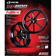 SPORT RIM RCB SP800 FOR HONDA ADV160 (FR 2.50x14 RR 3.50x14) DARK BRONZE AND CLOSS BLACK.
