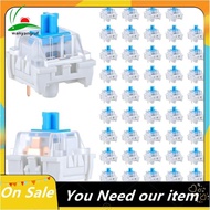 Mechanical Keyboard Switches 100 PCS 3 Pin Blue Clicky Replacement Keyboards Keys Keyboard Clickers