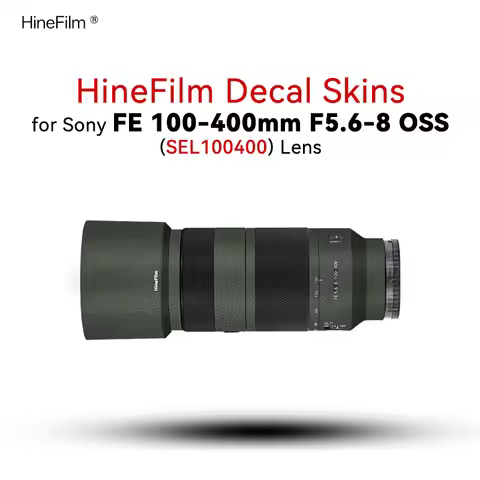 Customized Skin for Sony NEW FE100-400 F5.6-8 OSS Lens Decal Skins for Sony 100-400mm Lens Sticker 1
